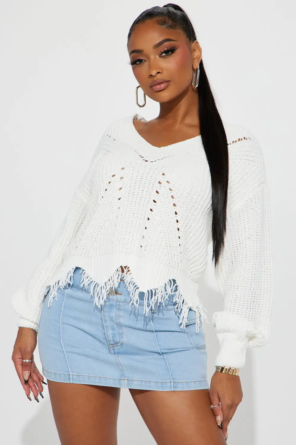 Carlisha Sweater - Ivory