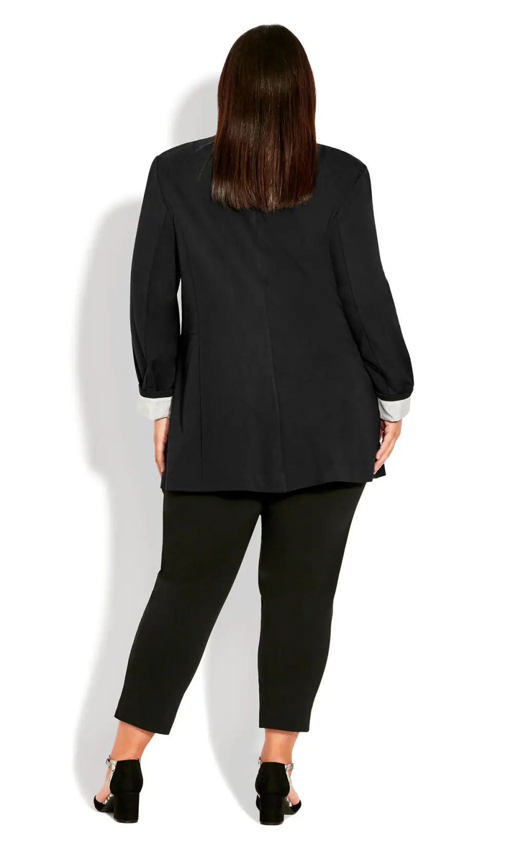 Evans Black Oversized Blazer