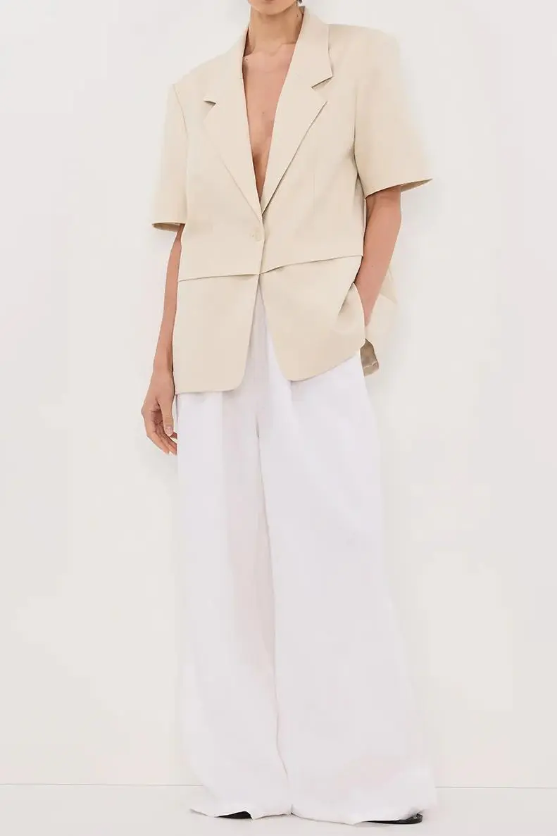 SAND SHORT SLEEVE BLAZER