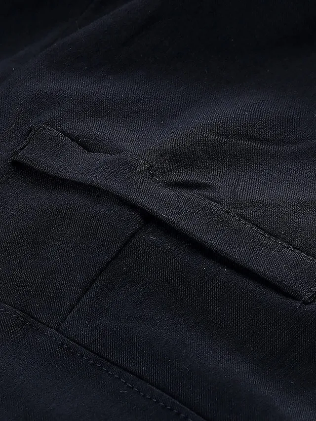 Women's Basic Essential Capri shorts Slacks Classic Capris Pants Office / Career Dailywear Micro-elastic Solid Colored Mid Waist Slim Green White Black Blue Khaki S M L XL XXL