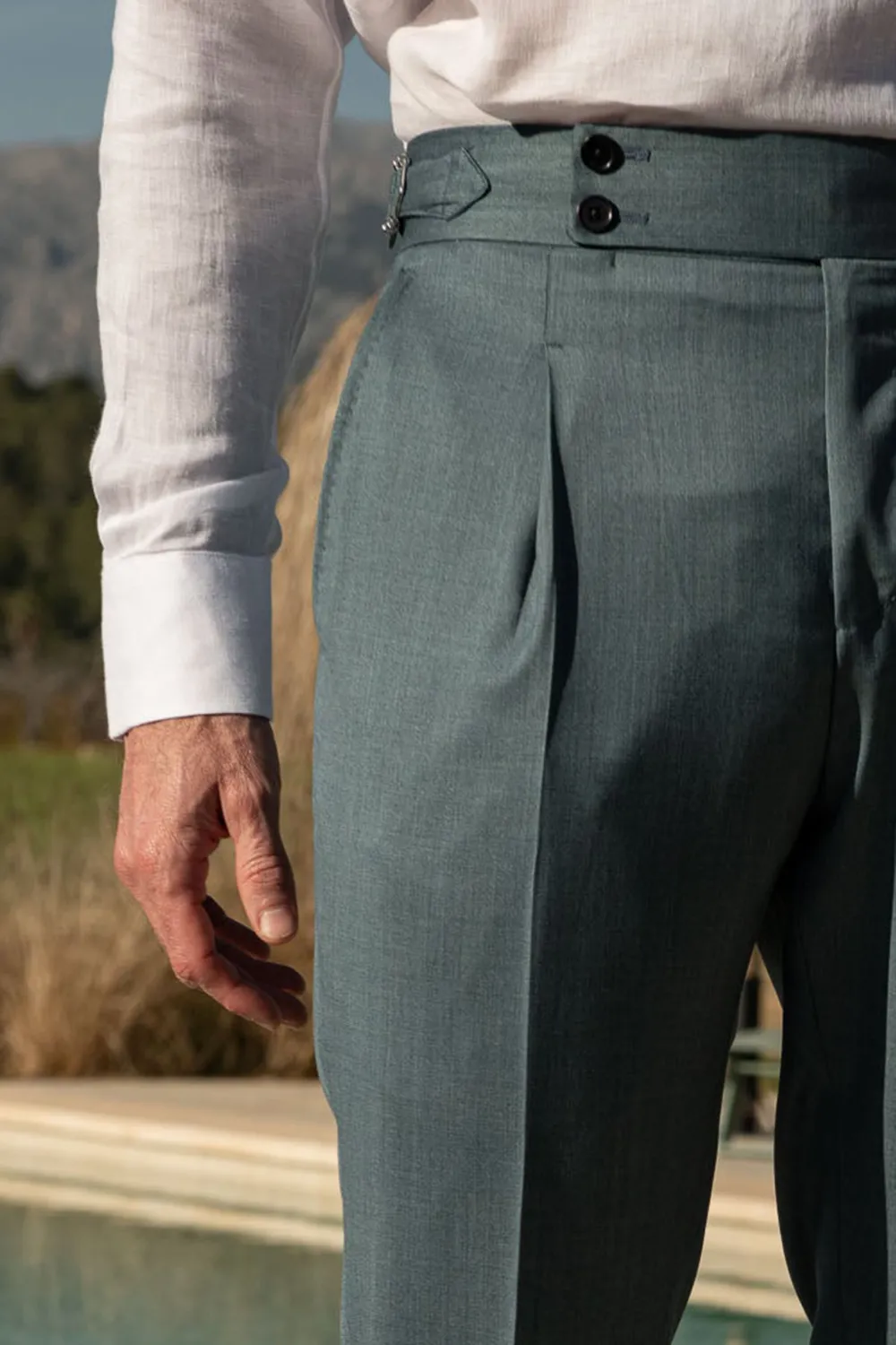 Water Green Trousers