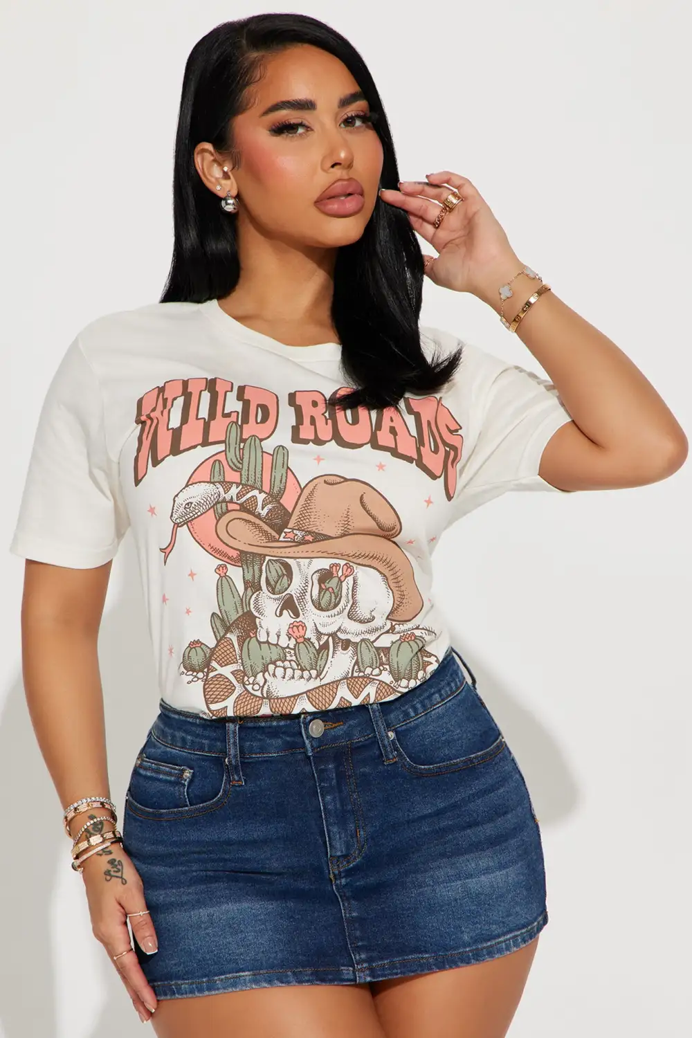 Wild Roads Graphic Tee - Ivory