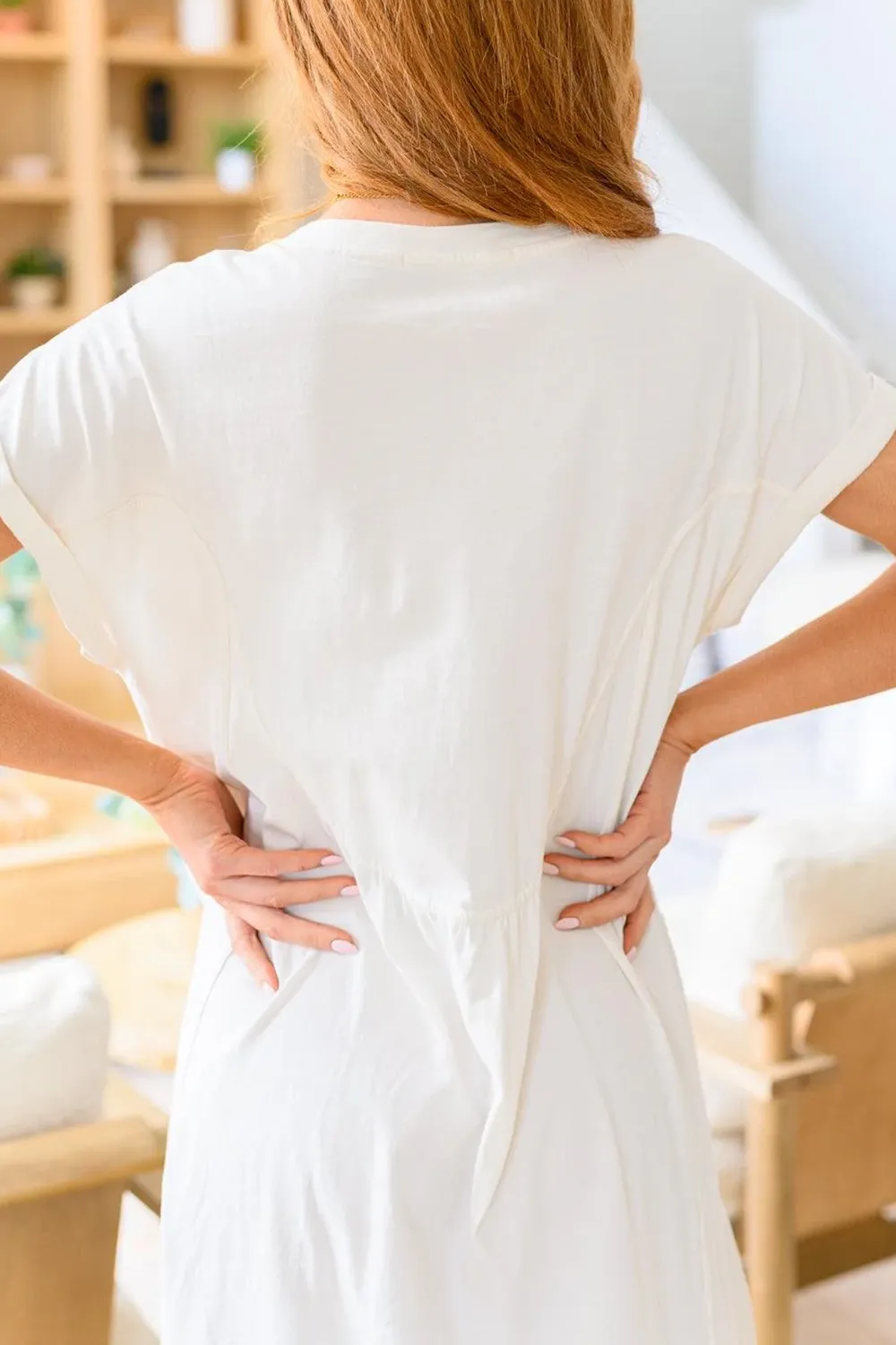 Temperament White Long Dress