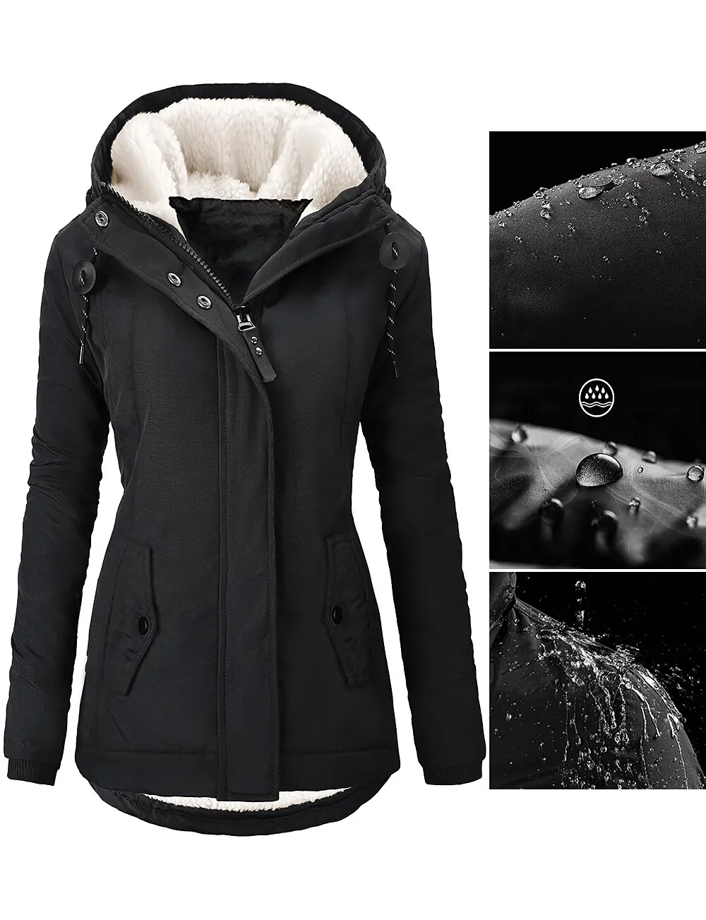 Women's Parka Street Fall Winter Long Coat