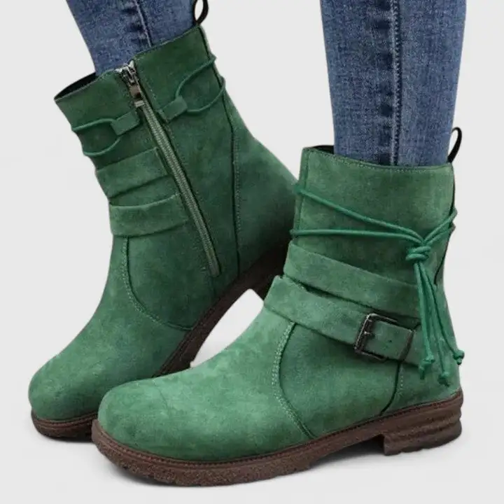 Slouchy Shaft Ankle Boots