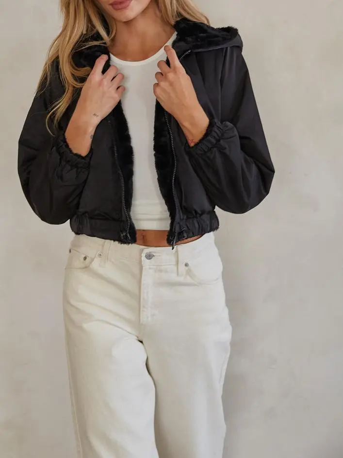 Amelia Reversible Faux Fur Jacket