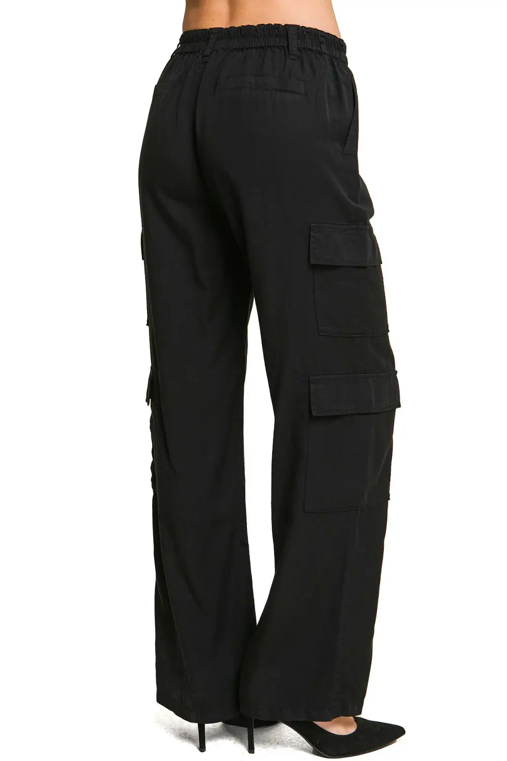 Mid Rise Cargo Pants