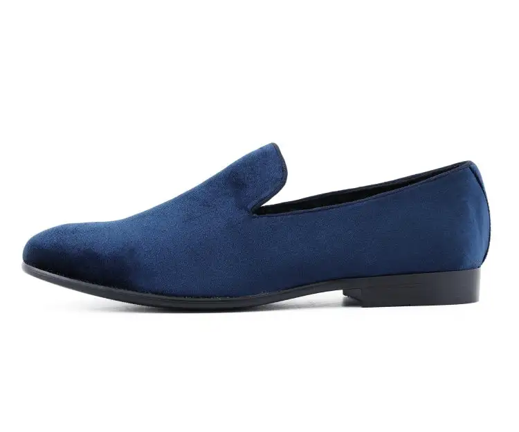 Navy Easy-Wear Smooth-Finish Loafers