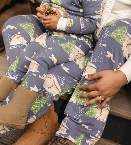 Home Sweet Home Organic Cotton Matching Family Pajamas