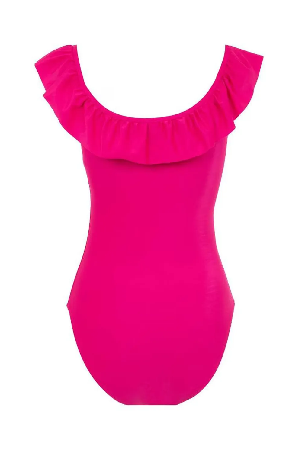 Elegant Solid One-Piece Swimsuit
