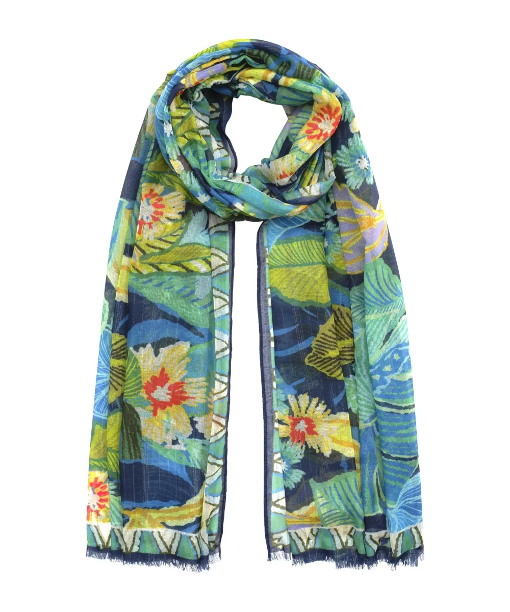 Art Graphic Casual Style Sarong Wrap