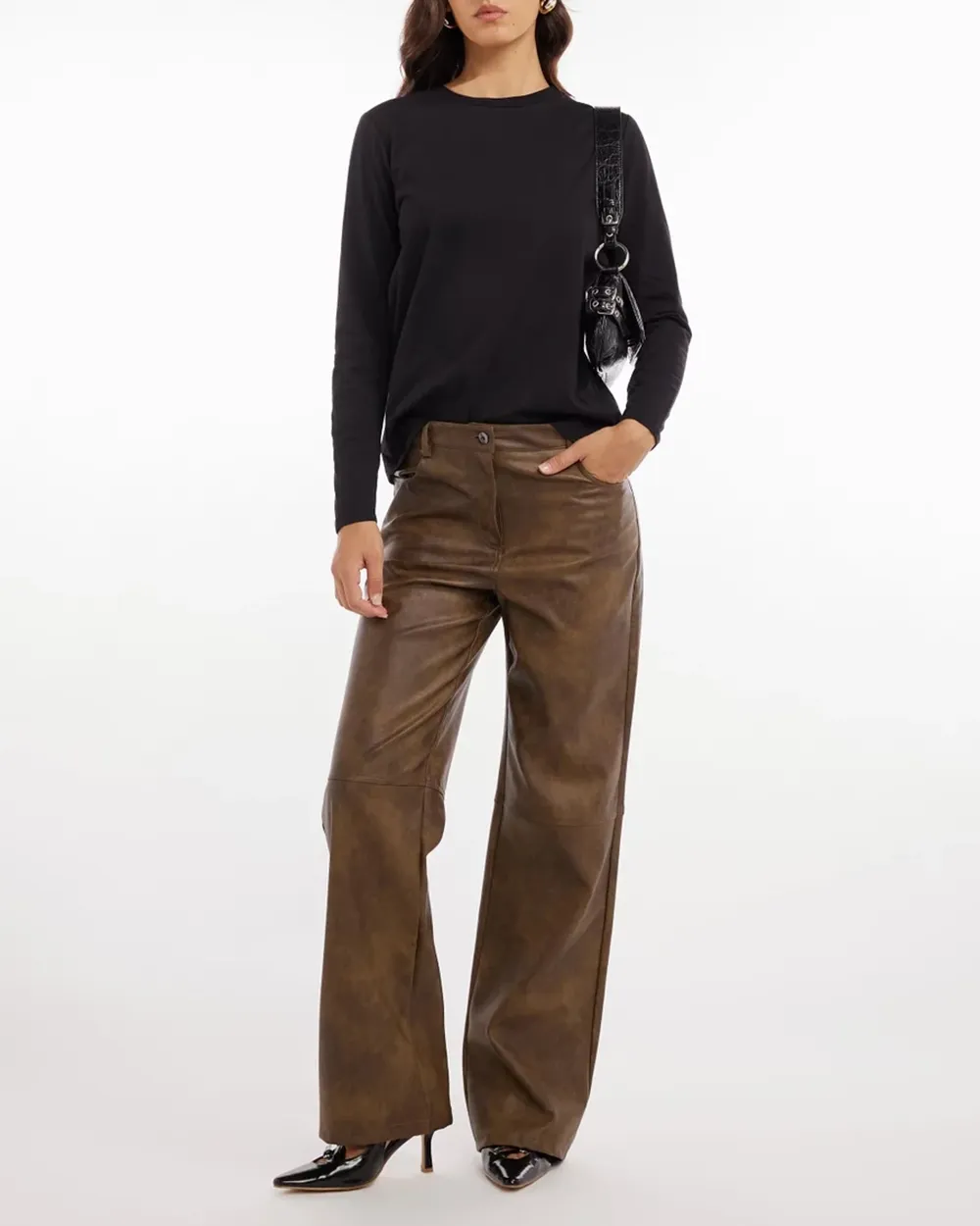 Long Sleeve Stripe Boyfriend Tee