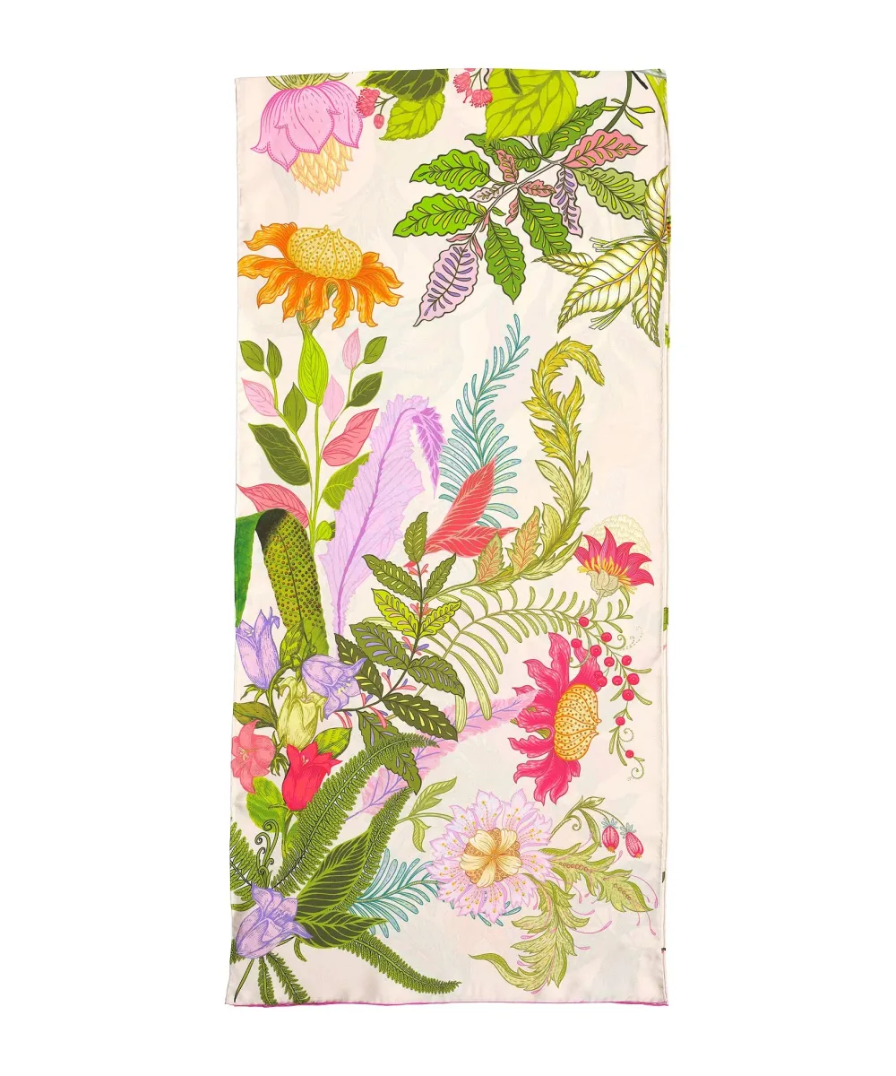 Art Graphic Casual Style Silk Oblong Scarf