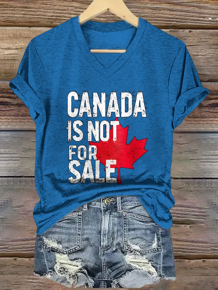 Women'S Canada Is Not For Sale T-Shirt