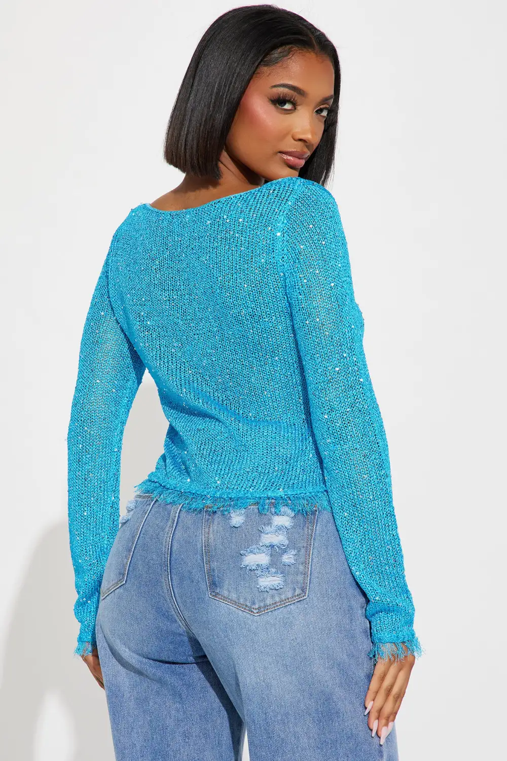 Nilsa Cardigan - Aqua