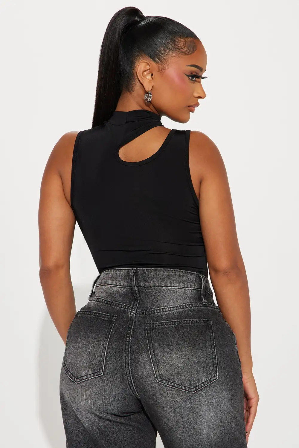 Making Changes Cut Out Bodysuit - Black