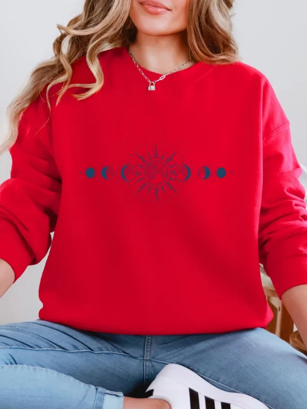Boho Sun Moon Sweatshirt