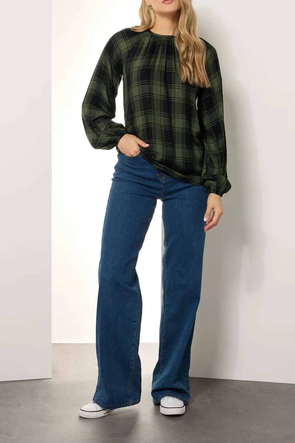 Loose Checkered Shirt