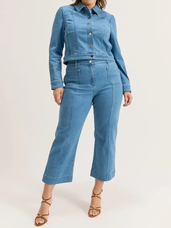 Vintage Slim Blue Denim Jackets