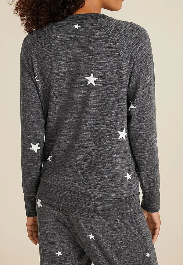 Casual Style Star Lounge Top