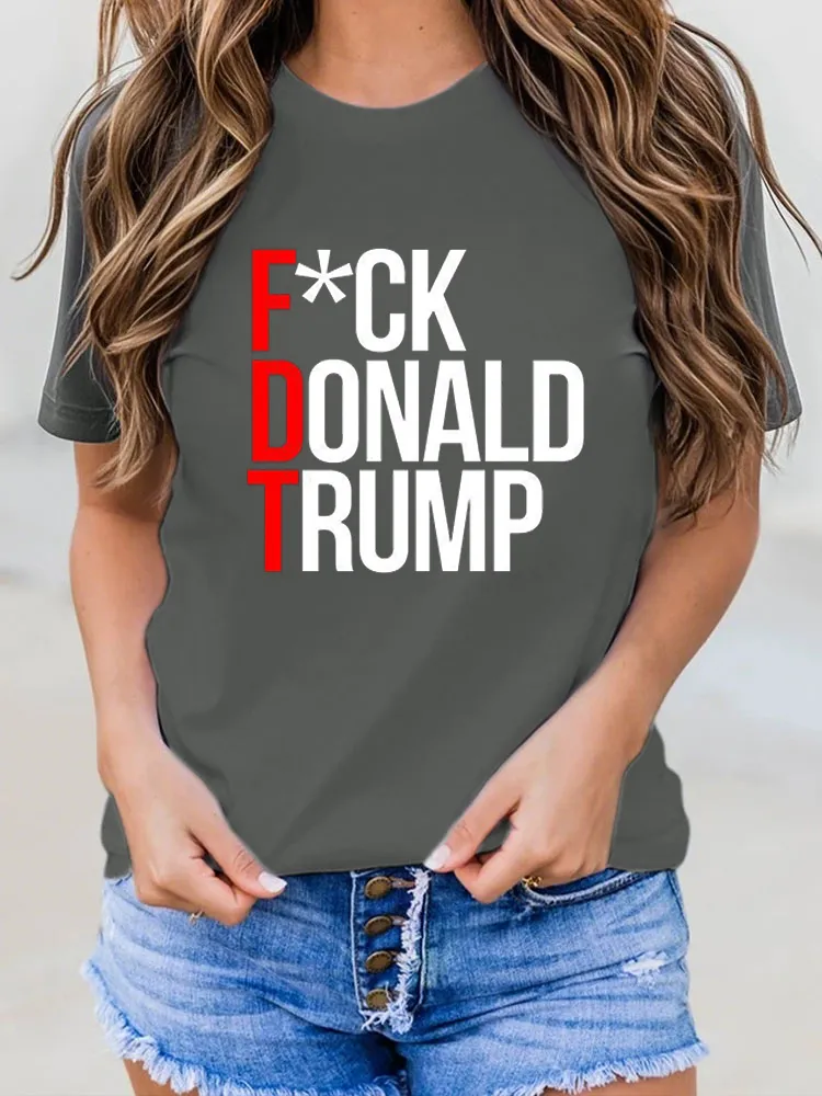 FTD Apparel Men'S F*Ck Donald Trump FDT T Shirt