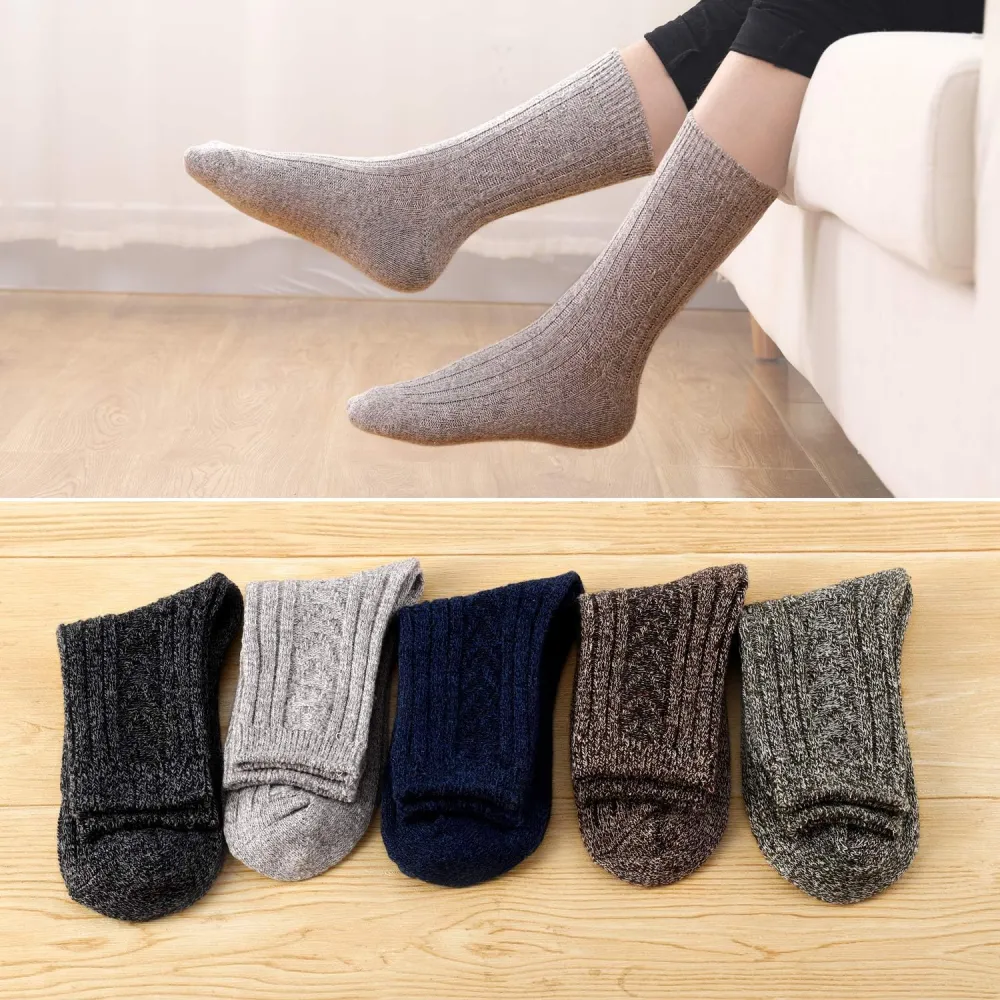 Jeasona Wool Socks for Women Warm Winter Thermal Thick Socks Gifts for Women Mom
