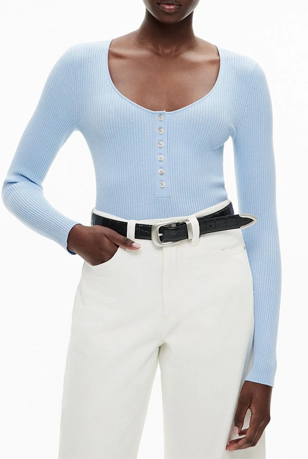 Black Exclusive Slim-Fit Sweater