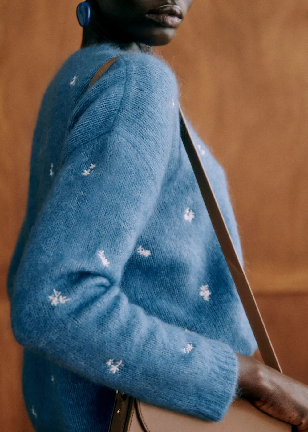 Loose Crew Neck Merino Wool Pullover