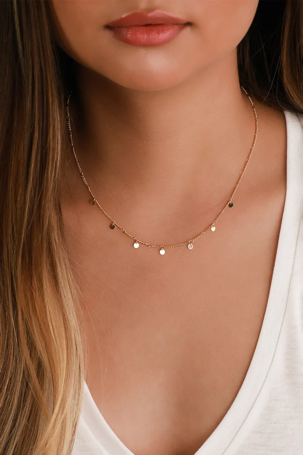Classic Minimalist Exquisite Gold Thin Chain