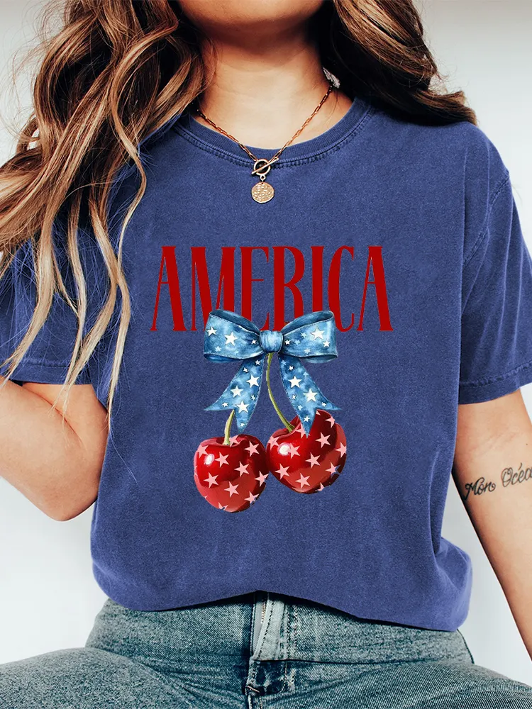 Women'S America Printed T-Shirt