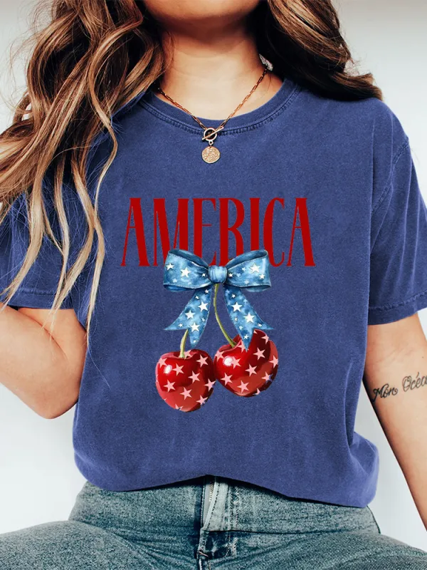 Women'S America Printed T-Shirt