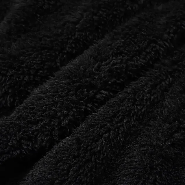 Women's Flannel Adult Onesies Onesie Pajamass Pajama for Adult Jumpsuits Nighty Pure Color Simple Comfort Party Home Christmas  Warm Gift Hoodie Long Sleeve Fall Winter Black