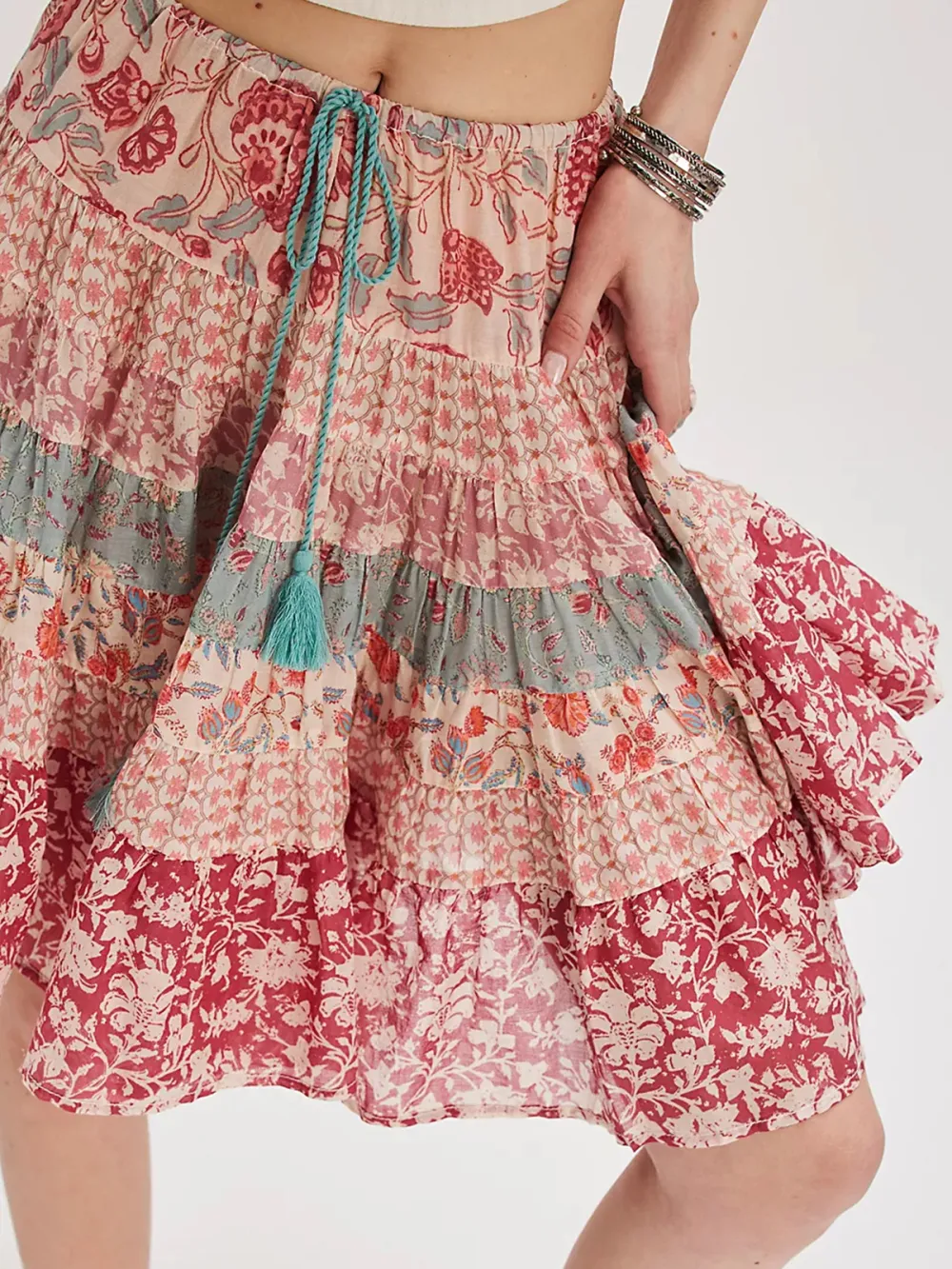 Casual Style Art Graphic Printed Skirt