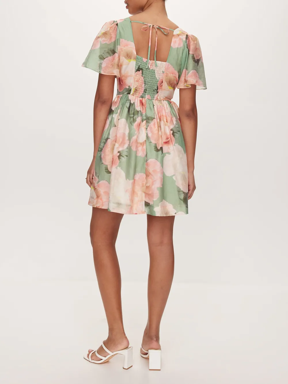 V-Neck Daily Mini Dress