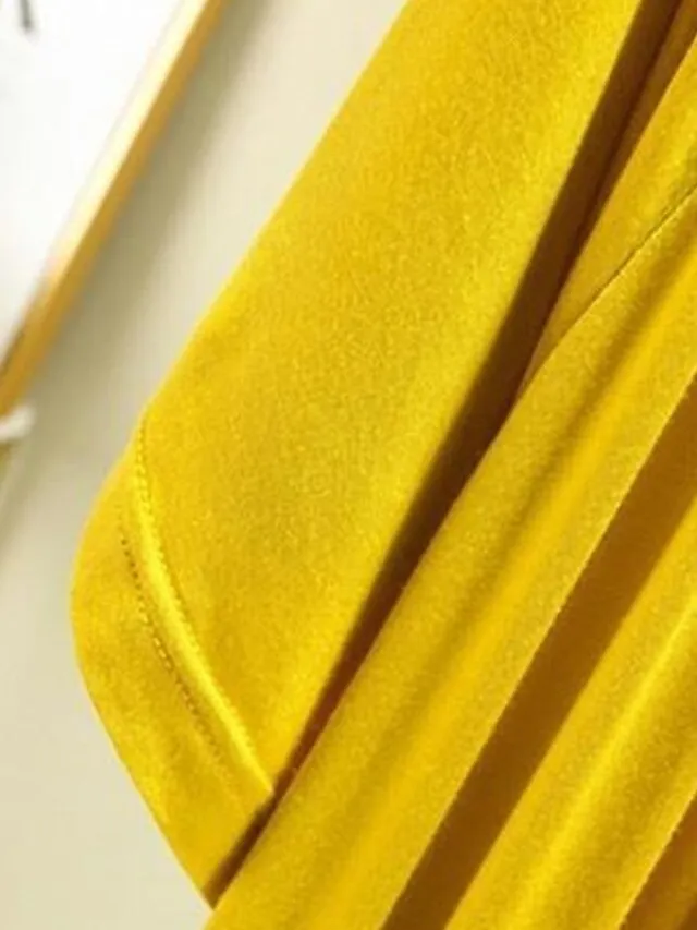 Women's Pajamas Nightgown Nightshirt Dress Pure Color Simple Casual Soft Home Daily Bed Polyester Breathable Crew Neck Short Sleeve Summer Spring Black Yellow