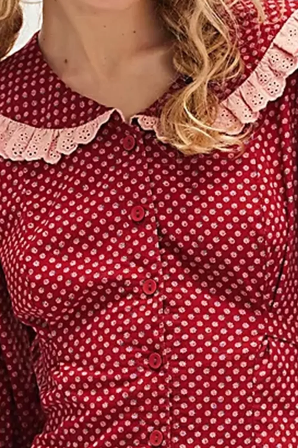 Peter Pan Collar Puff Sleeve Mini Dress