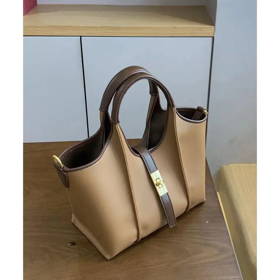 Roomy Canvas Bucket Bag