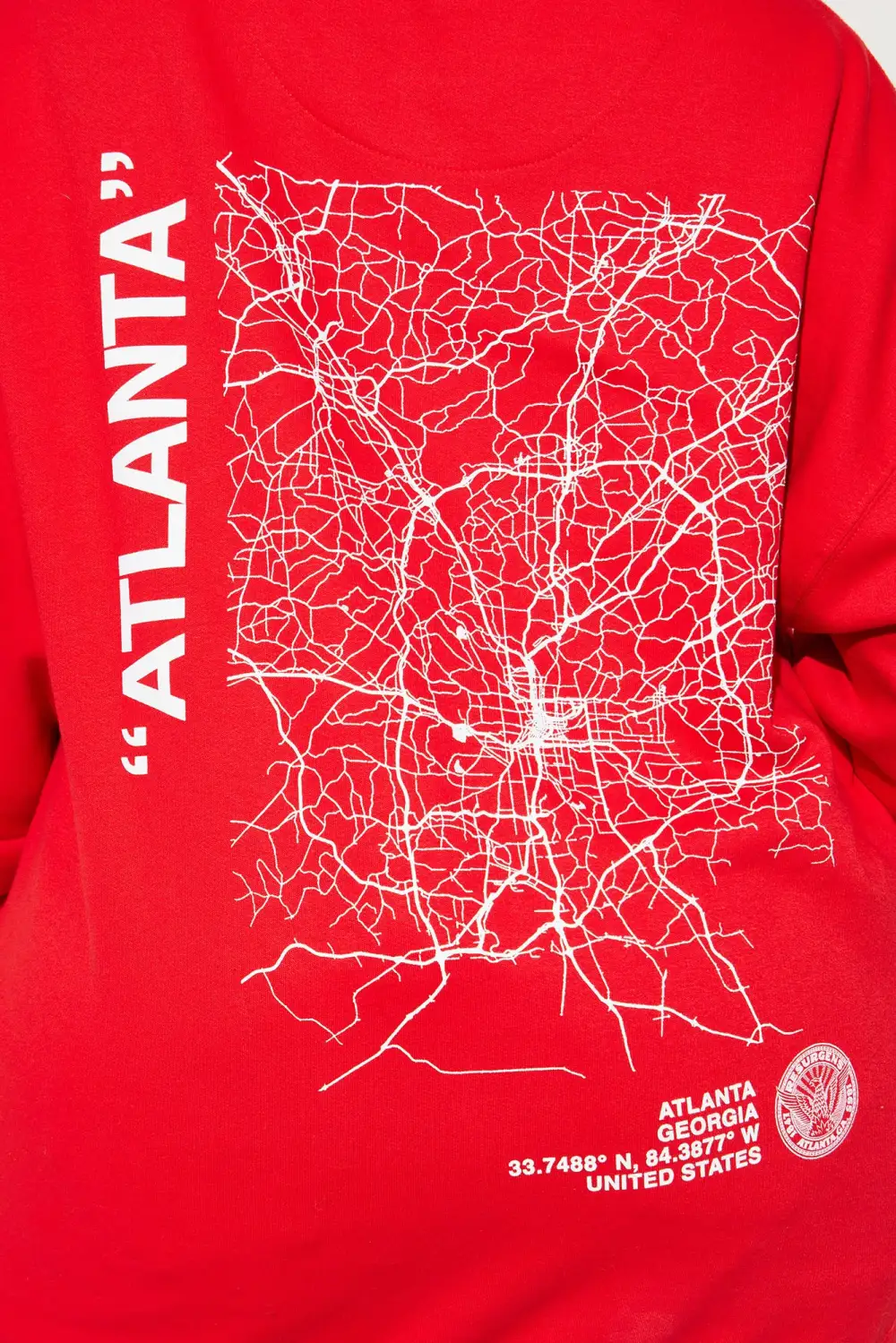 Destination Atlanta Hoodie - Red