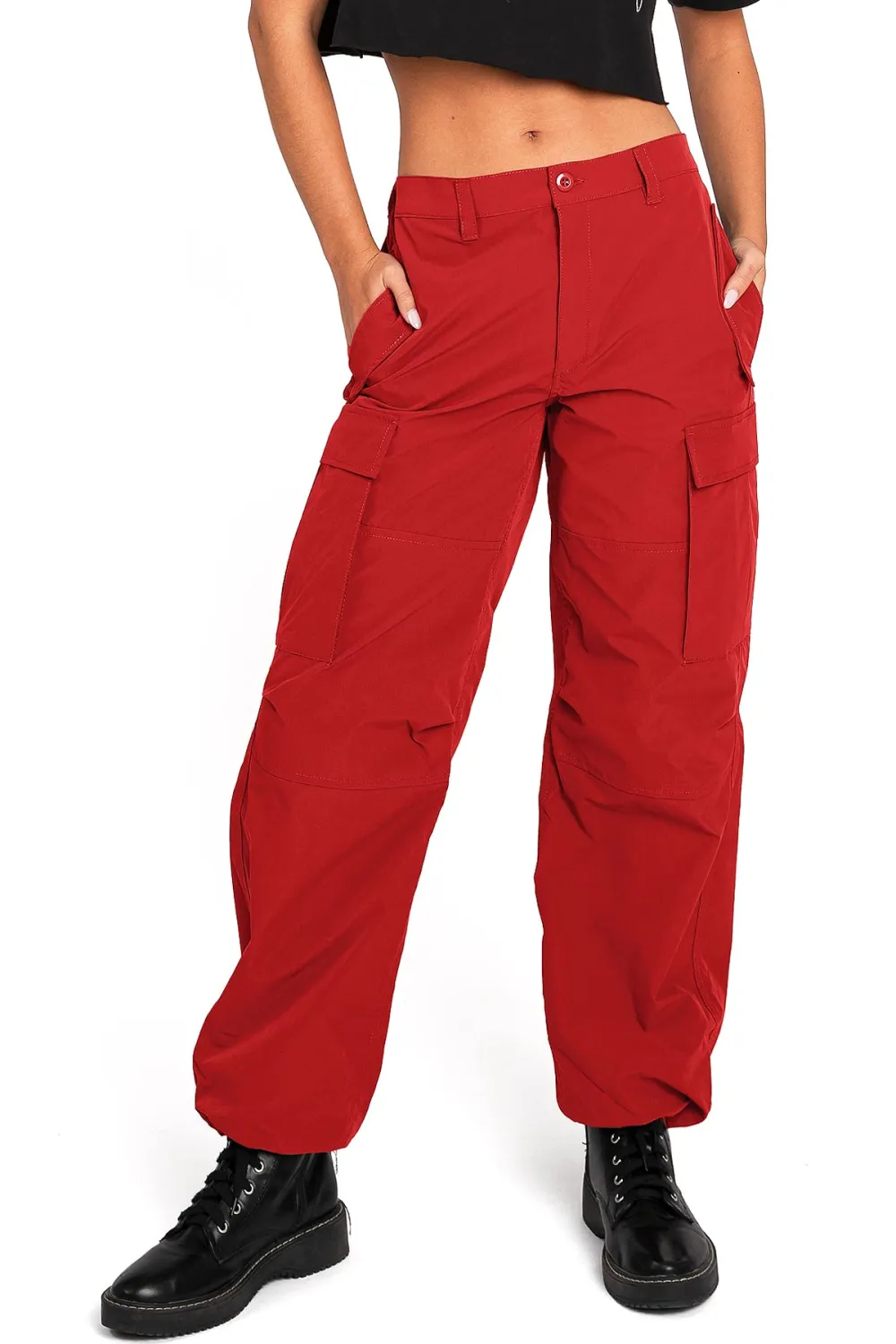 Olive Green Skater - Style Cargo Pants