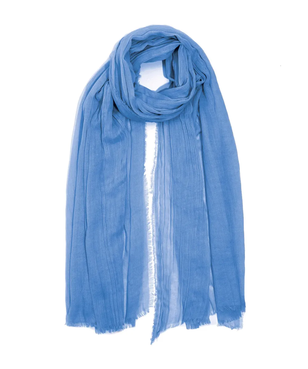 Casual Style Plain Crinkle Wrap