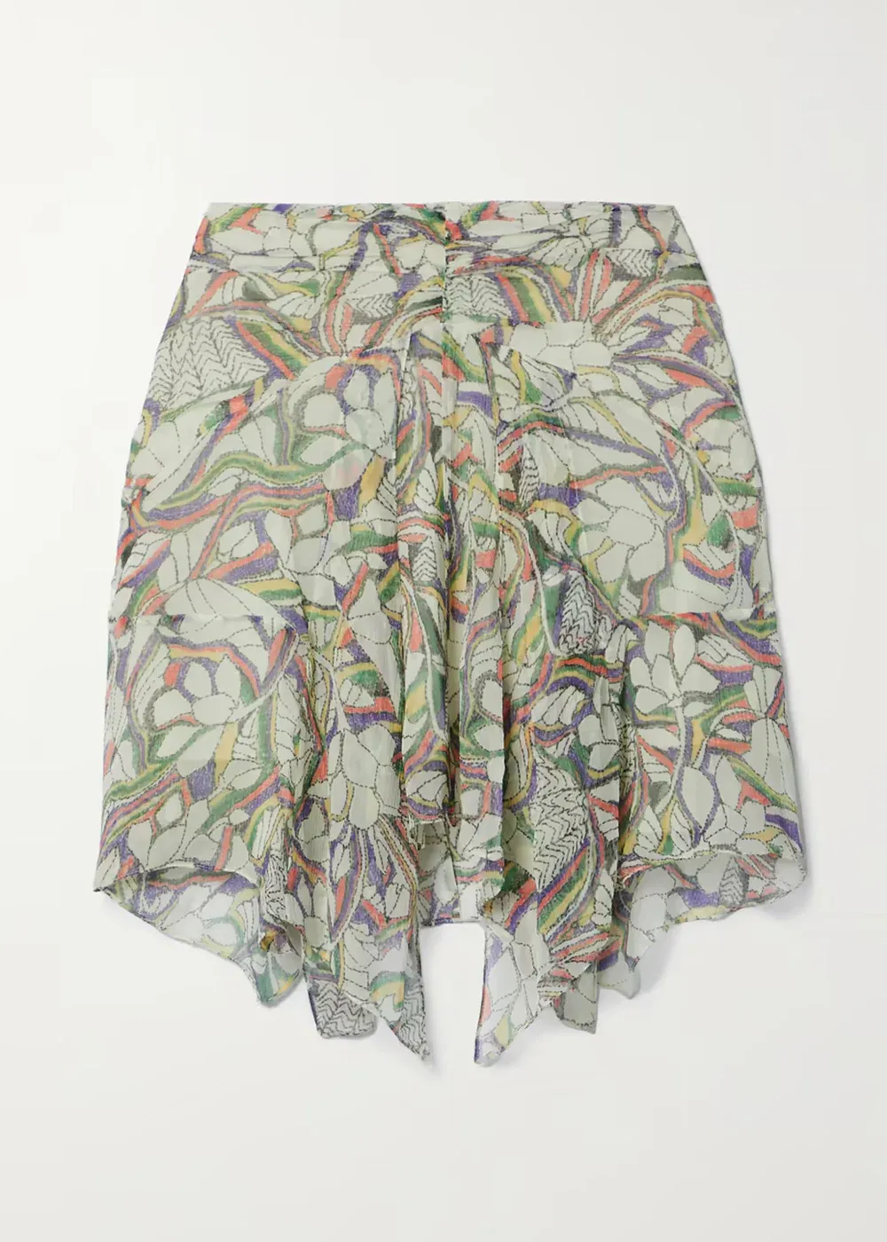 Abstract Print Breathable Skirt