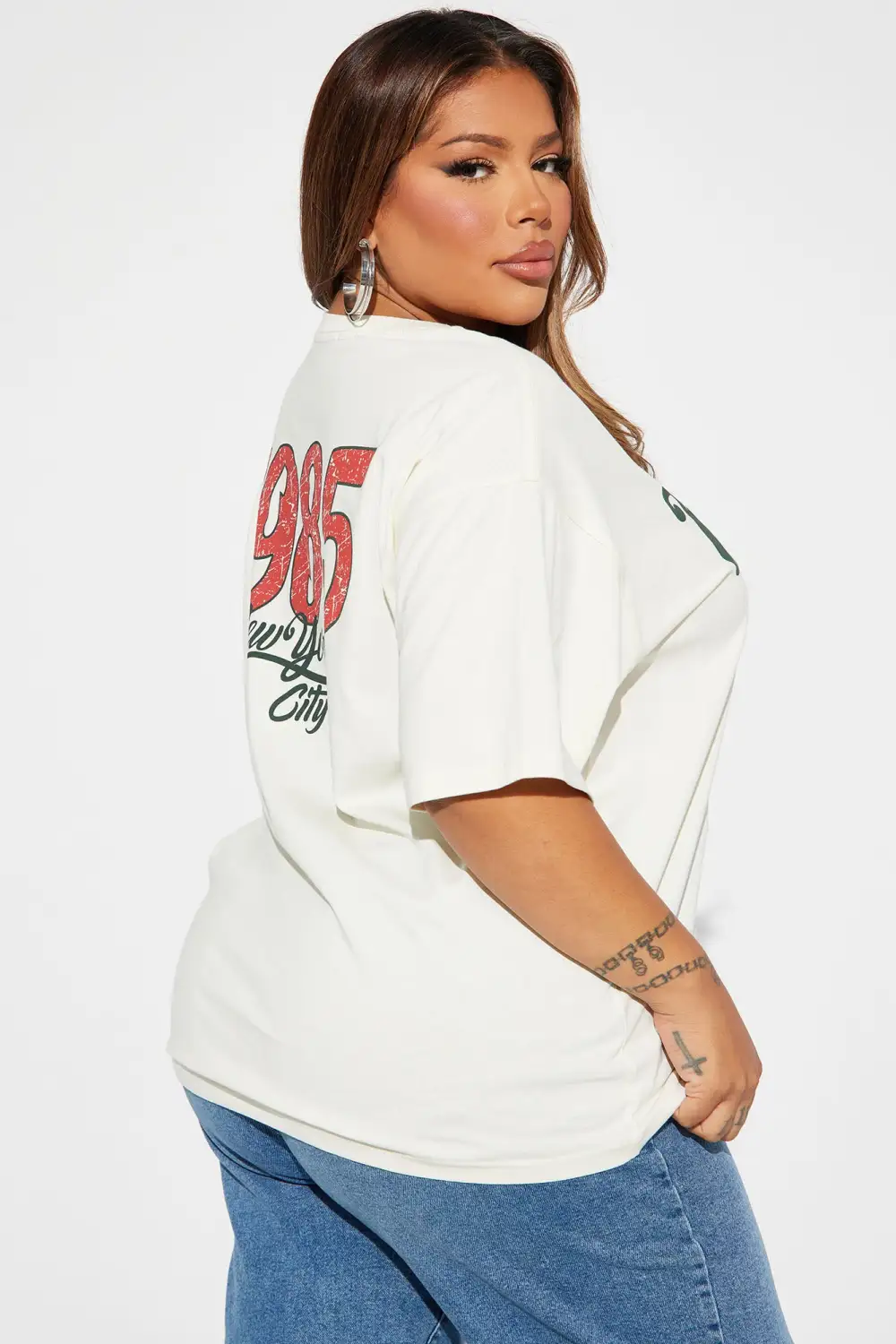 New York City Vintage Graphic Tee - Ivory