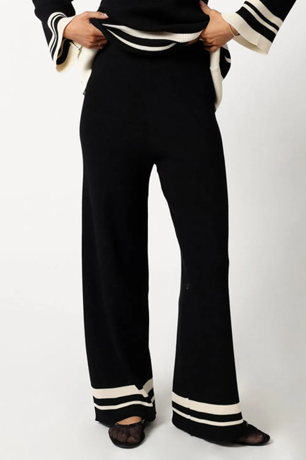 BLACK OFF WHITE PANTS