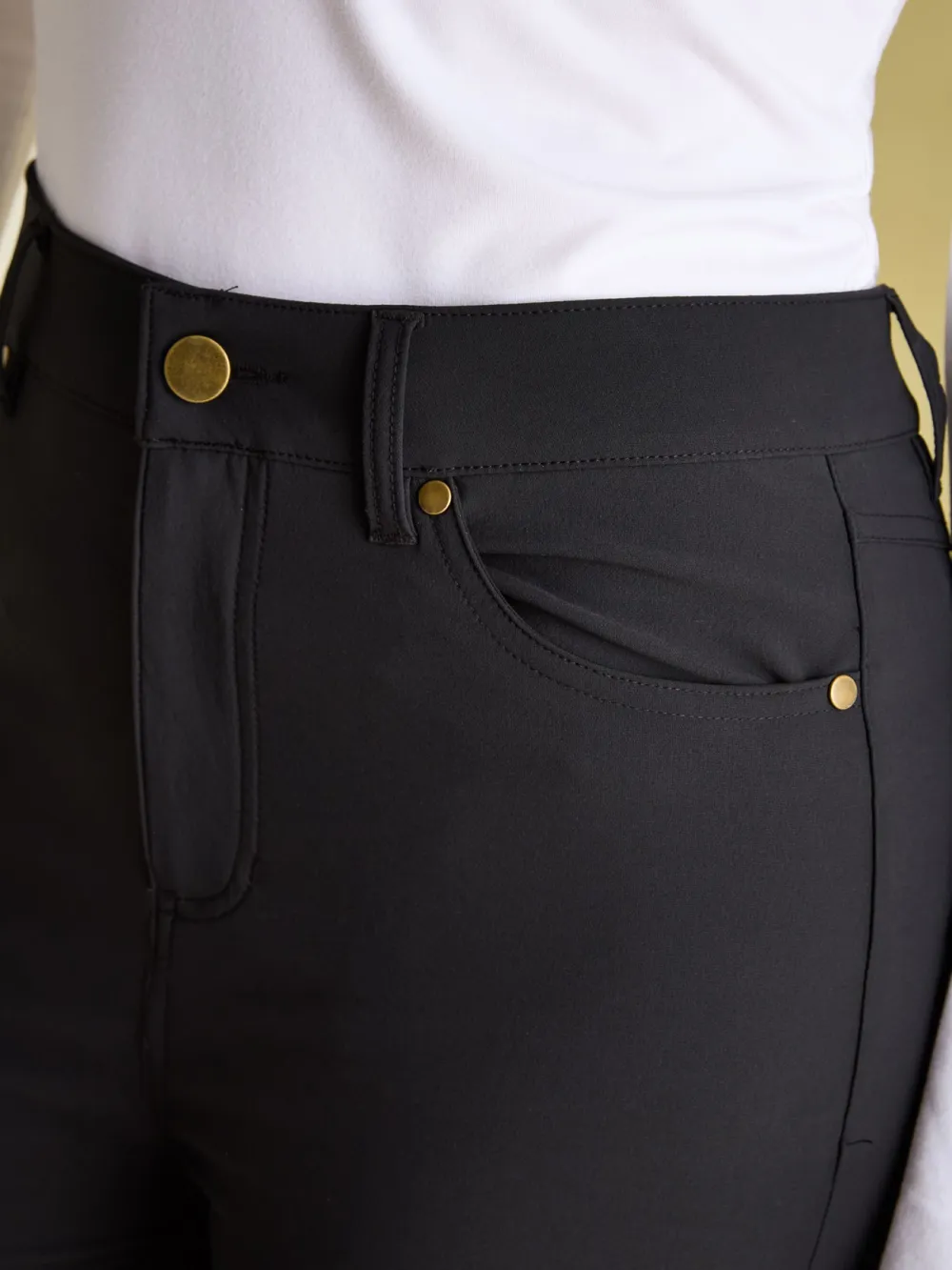 Black Skinny Fit Jodhpurs