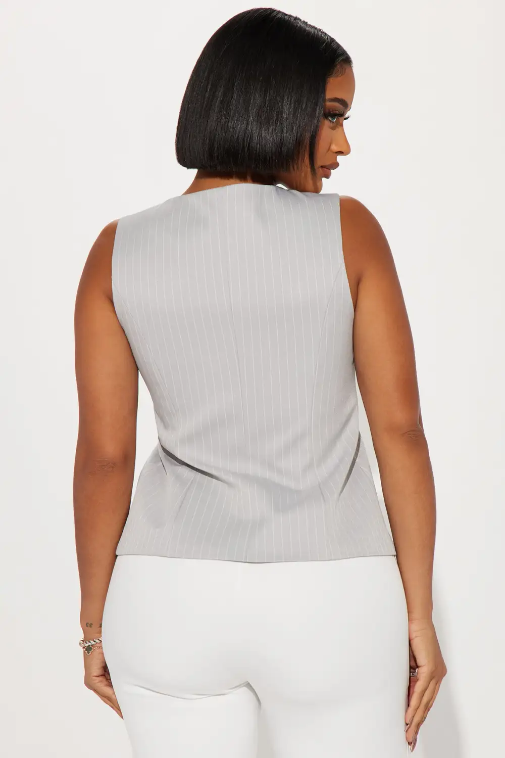 Conducting Business Vest Top - Grey