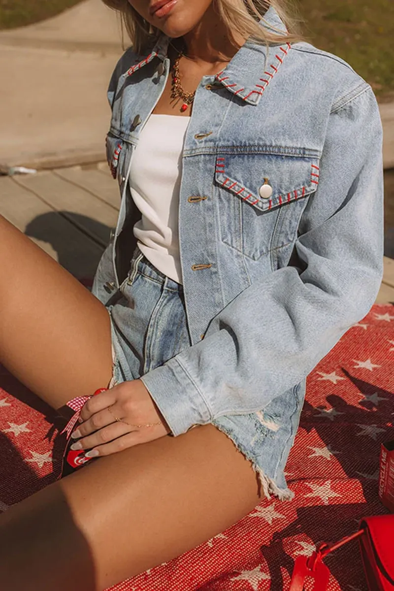 Loose Street Style Denim Jacket