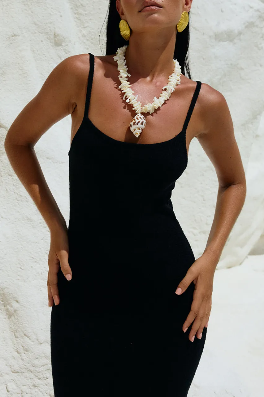 Basic Dress With Cutout Back