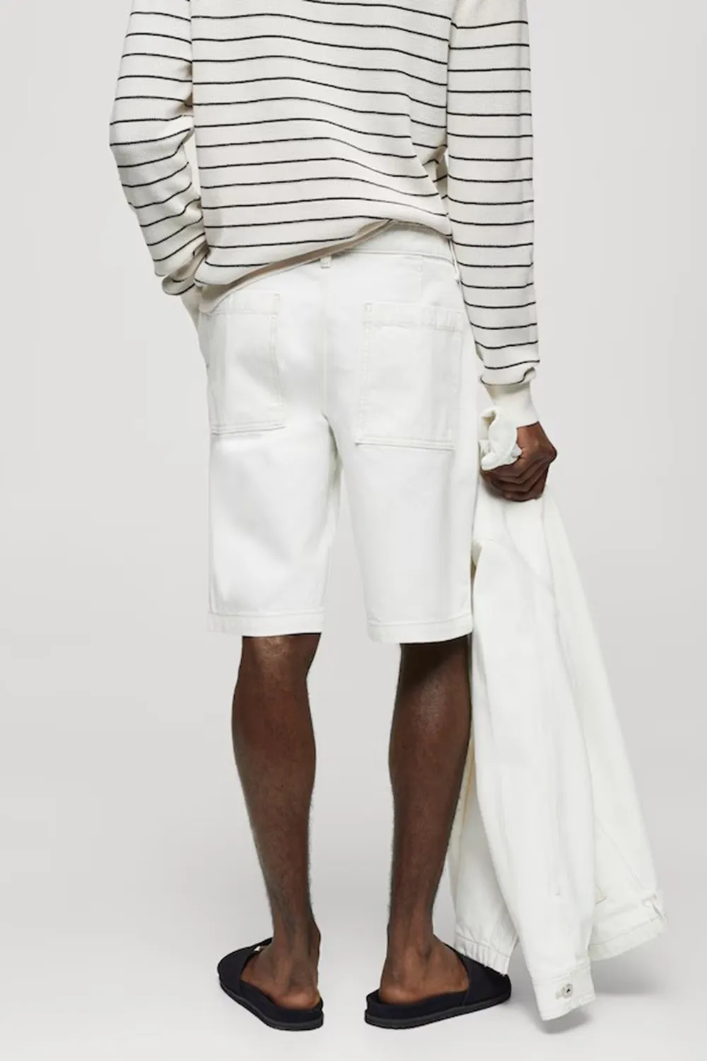 Denim Casual Style Shorts