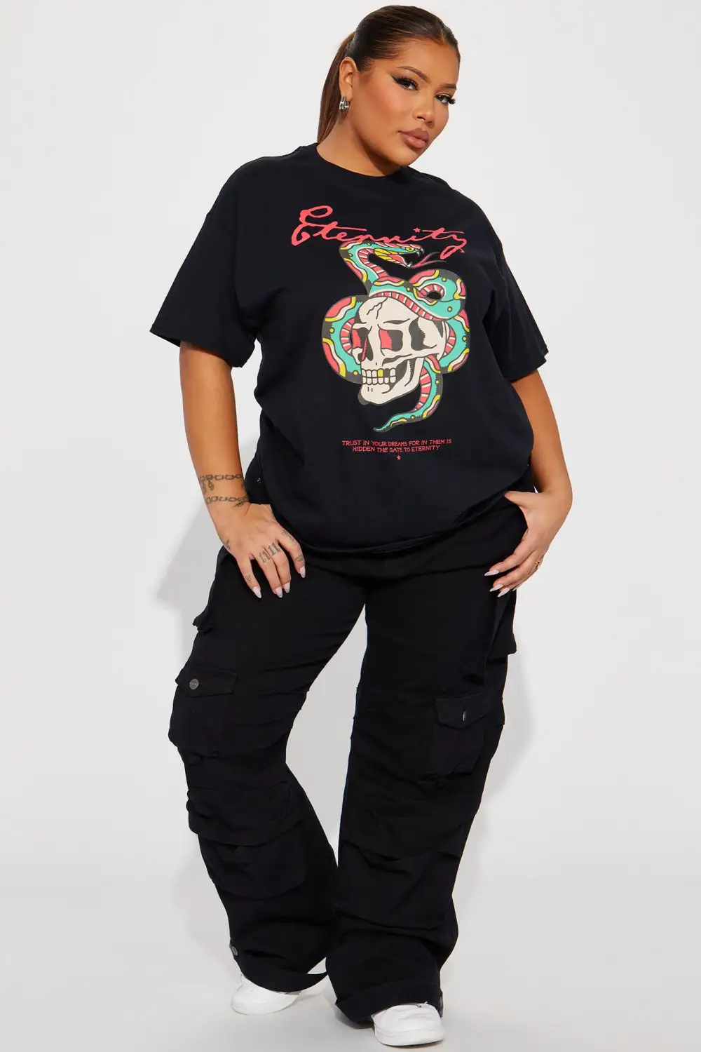 Gate To Eternity Graphic Tshirt - Black