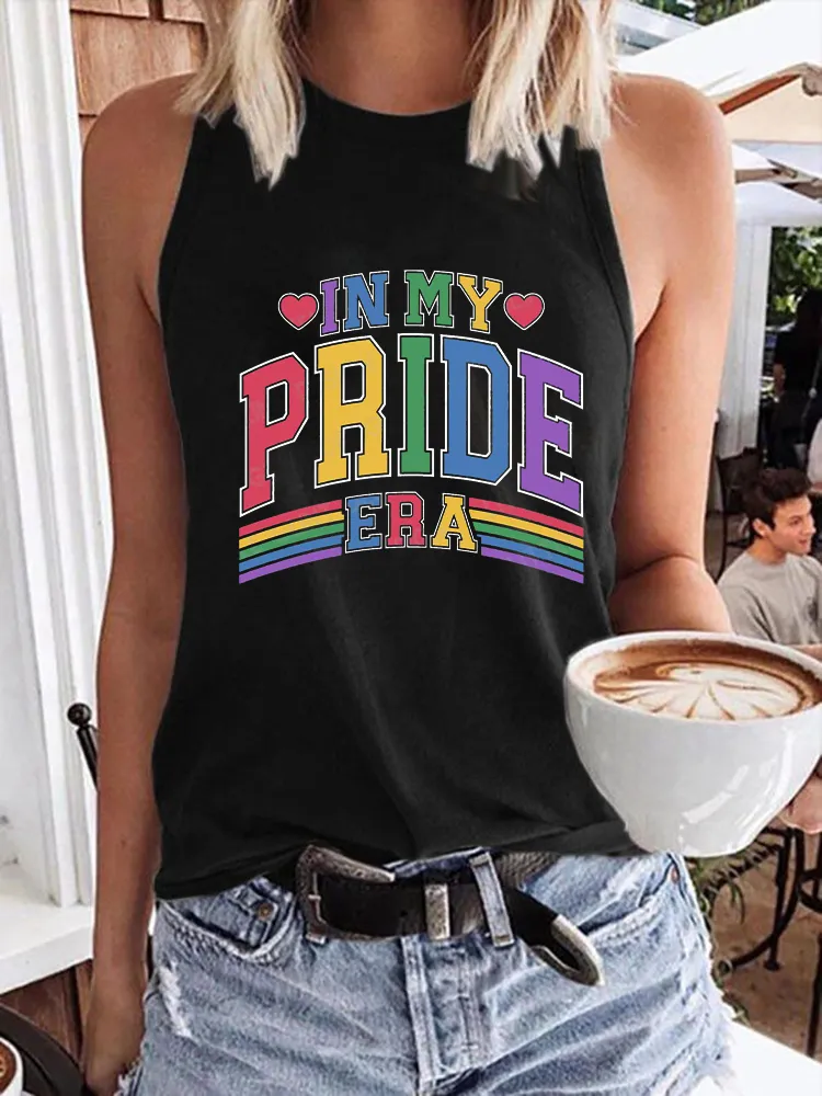 Women's In My Pride Era Crew Neck Vest